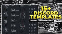 [2024]Free Discord Templates to make Clean Server | 15+ Discord Server Templates | Discord Tutorial