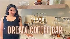 UNBOX, CLEAN, AND DECORATE MY COFFEE BAR WITH ME! | LJM MAMA