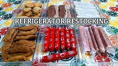 Refrigerator Restocking ┃ Fridge Organization ┃Organized Home ┃ September 2023 ┃ Satisfying Refill