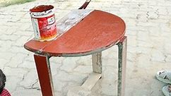 Old wooden table makeover idea
