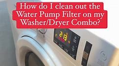 If you have a washer dryer combo make sure that you clean out the water pump filter in the front usually at the bottom right so that your filter stays free of debris and your machine doesn’t tear up this is very important you should do it at least once a month maybe more often if you do a lot more laundry follow for more real life RV living tips and tricks to make this life a little easier #enjoyintheride #rvlife #rvliving #fulltimefamilies #washerdryercombo | Enjoyin the Ride