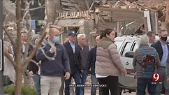 Biden Visits Mayfield Destruction, Community Builds Memorial