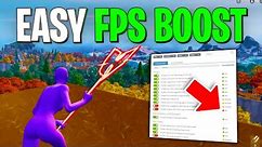 How To BOOST FPS On Low End PC In Chapter 4 & BEST LOW END Fortnite Settings ✔️ (Huge FPS BOOST)