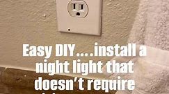 Easy DIY….install an electrical outlet cover plate with a built in night lite. It is easy to install and doesn’t require any light bulbs, wires, or batteries. It is powered from the sides of the outlet and includes a light sensor so automatically turns off / on. Type “LIGHTS” in the caption and I’ll send you the link to these cool wall plates. #homeimprovement #electricalinstallation #diyproject #nightlight #homesafety #lightingupgrades #energyefficient #smarttechnology #convenience #easyinstall
