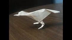 How to make Crow Origami
