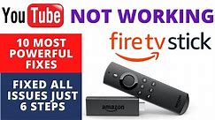 How to Fix YouTube not working on Amazon FireStick TV || Fix Almost All Issues Just Six Easy Steps