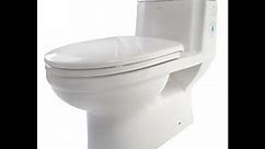 Ultra Low Flush Toilet - One Piece White Toilet By EAGO (TB222)