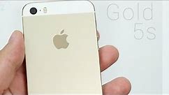 Gold iPhone 5s Unboxing, Hands On