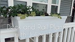 Create a Cottage Style Deck and Rail Planter