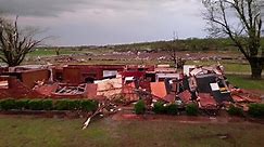 Deadly Oklahoma Tornado Damage Seen From Above