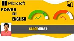 How to create a Gauge Chart in Power BI | How to set Target Value in Power BI Gauge Chart | English