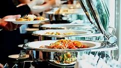 People Group Catering Buffet Food Indoor Stock Footage Video (100% Royalty-free) 21859720 | Shutterstock