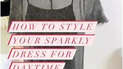 Want to wear your sparkly dresses for daytime? To create a more casual look with your outfits, follow these easy steps 1, 2, 3… 1. Add layers for warmth 2. Define your shape 3. Keep other items more casual (jacket and boots) This instantly makes my otherwise smarter dress more suitable for daytime, increasing its wear and not just hanging in the wardrobe after one outing never to be worn again! Happy sparkling ladies, X Michelle #sparklydresses #smartcasualstyle #smartdress #styletipsforwomen #w
