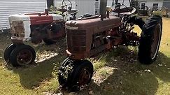 Rescuing 2 forgotten Farmall H tractors from a backyard!