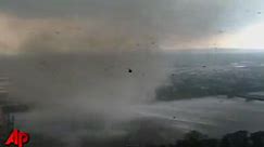 Chilling: Dramatic Footage Of Apparent Tornado Downtown Springfield, Massachusetts! (Something Like Out Of "The Day After Tomorrow")