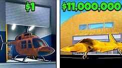 $1 vs $11,000,000 Mad City Jet! (ROBLOX)