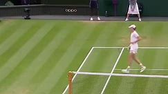 Novak Djokovic. Full stretch. Winner. #Wimbledon | Wimbledon
