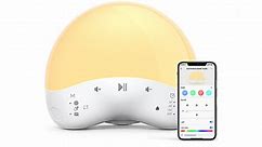 White Sound Machine with Smart Nursery Night Light App & Voice Control | StackSocial
