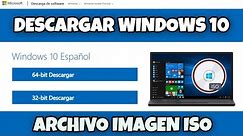 COMO DESCARGAR WINDOWS 10 ISO 32 Y 64 BITS GRATIS EN ESPAÑOL COMPLETO DE FORMA LEGAL EN 2024