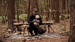 10 Bushcraft Camp Projects - Woodcraft, Axe, Knife, Hand Tools