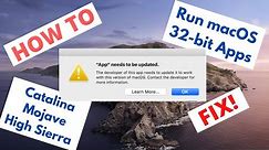 macOS Catalina 32 bit Fix | How to run 32 bit apps on macOS | How to install Parallels