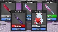 How To Get ALL Valentines Items in Murder Mystery 2!
