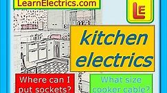 KITCHEN ELECTRICS – WHERE TO INSTALL SOCKETS – COOKER INSTALLATION – DIFFERENCES IN WELSH KITCHENS