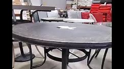 Outdoor patio tables already reduced and were slashing them again 50% off! Nows the time to buy for all ur outdoor gatherings! We're here till 6pm come see us ! | Dallas Liquidation Center