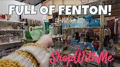 Antique Mall FULL of Fenton & Fairy Lamps! | Antique Shopping In Kentucky | Bright's Antique World