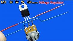 Sample Voltage Controller Homemade | Dc voltage Regulator Supply | Adjustable Dc Power Supply