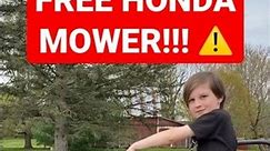 How to pick up FREE Honda Mowers & get them running