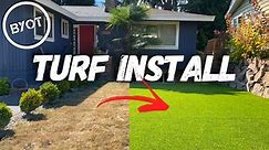 HOW TO INSTALL SYNTHETIC GRASS