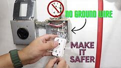 NO GROUND WIRE IN YOUR OUTLET? FOLLOW THESE STEPS TO INCREASE SAFETY (GFCI PROTECTION)