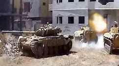 ᴴᴰ Tanks with GoPro's™ Attack Encircled Rebels in Jobar Syria ♦ subtitles ♦