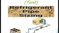 Why are pipe sizes important in an air conditioning system? Tamil