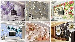 Top 45 ! Modern 3D & 4D Wallpaper Design Ideas 2024 | Latest Wall Decor Ideas #home #design #3d