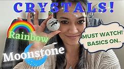 CRYSTAL BASIC FOR BEGINNERS! KNOWLEDGE on RAINBOW MOONSTONE and how it works!