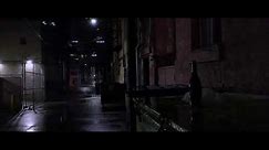 Dark Alleys at night in the rain.