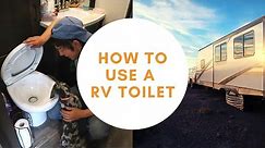 How to use a RV toilet / and keep it from clogging.