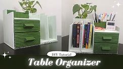 How to make Table Organizer from Paper | DIY Table Organizer
