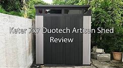 Costco Keter 7x7 Artisan DuoTech Shed Review