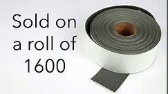 Self-Adhesive Foam Non-Slips for Hangers - Roll of 1600 Strips (Enough for 800 Hangers)