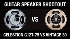 Guitar Speaker Shootout: Celestion G12T-75 vs Celestion Vintage 30