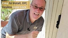 Easy DIY Mechanical Keyless Gate Lock Installation