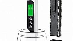 TDS Meter Digital Water Tester, KINCREA 3-in-1 TDS, EC & Temperature Meter with Case, 0-9999 ppm, Professional Water Quality Tester for Drinking Water, Aquarium and More JR021