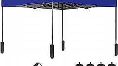 Pop Up Canopy Waterproof Canopy Tent 10x10 Pop Up Canopy Adjustable Outdoor Canopy with Dressed Legs and Backpack Bag,Blue