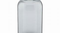 12 oz Clear PET Plastic Squat Boston Round Bottles (Cap Not Included) - 3371B29-BCLR