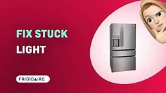 How to Fix Stuck Freezer Light | Frigidaire GRMC2273CF Tutorial