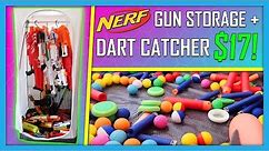 AMAZING Nerf Gun Storage + Nerf Dart Catcher for only $17!