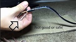 How to Repair a Damaged TV Cord
